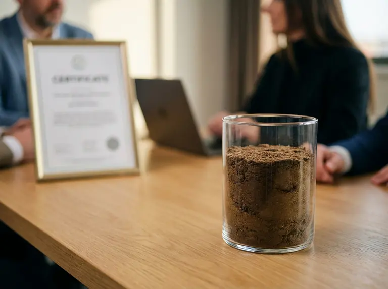 Сертификат на торф